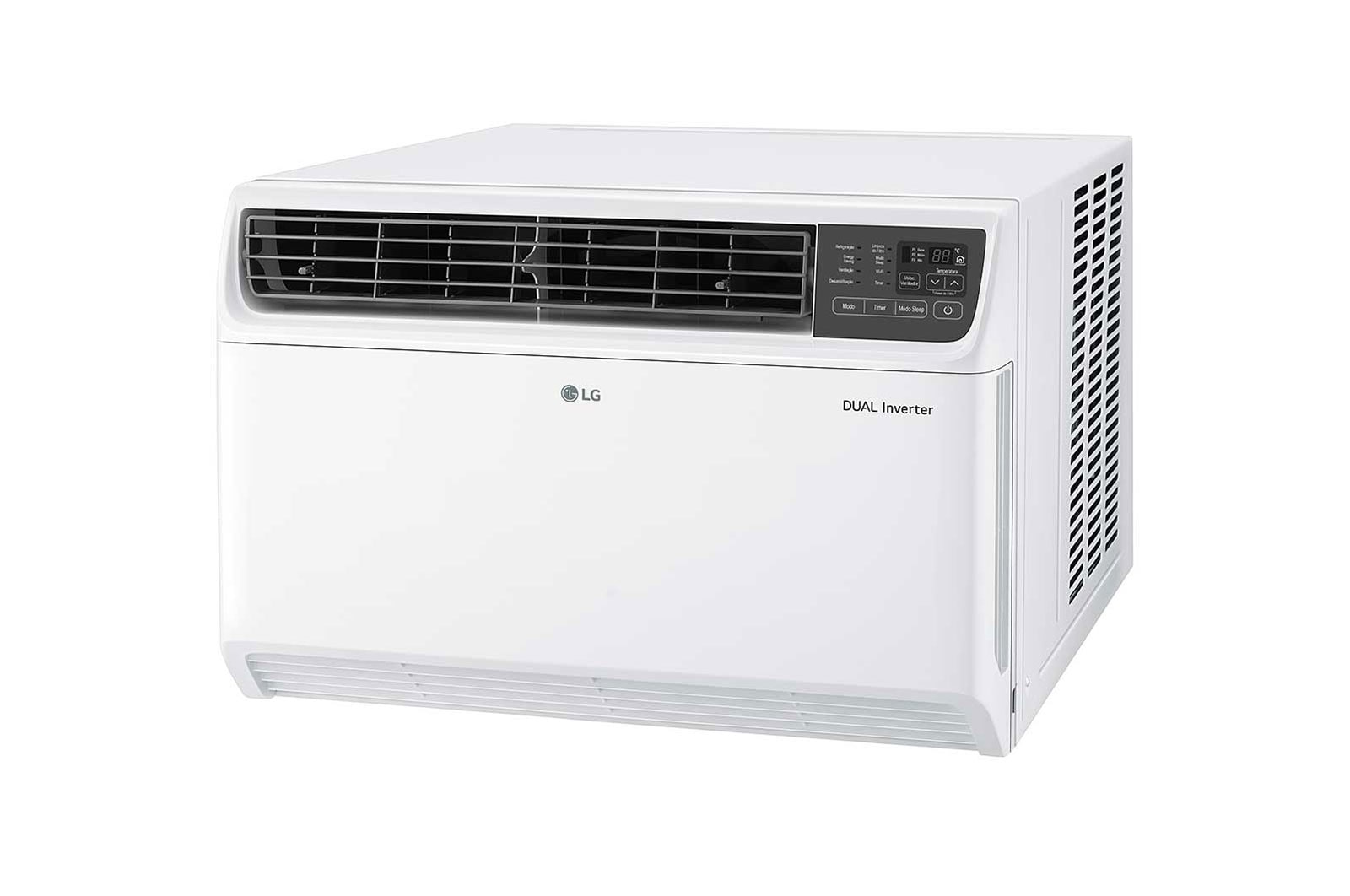 LG Ar Condicionado Janela LG DUAL Inverter VOICE 14.000 Frio, 127V, W3NQ15LNNP0