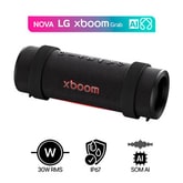 LG xboom Grab by will.i.am | Caixa de Som Bluetooth Portátil | Som AI | 30W RMS | 20 Horas de Bateria | IP67 e Durabilidade Militar