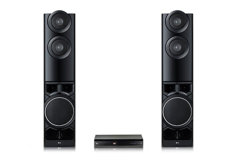 LG Home Theater LG Xboom LHD687 4.2 canais Bluetooth USB HDMI Dual subwoofers integrados Karaokê, LHD687