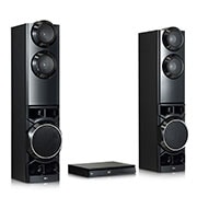 LG Home Theater LG Xboom LHD687 4.2 canais Bluetooth USB HDMI Dual subwoofers integrados Karaokê, LHD687