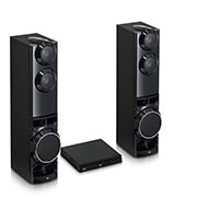 LG Home Theater LG Xboom LHD687 4.2 canais Bluetooth USB HDMI Dual subwoofers integrados Karaokê, LHD687