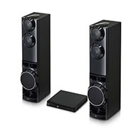 LG Home Theater LG Xboom LHD687 4.2 canais Bluetooth USB HDMI Dual subwoofers integrados Karaokê, LHD687