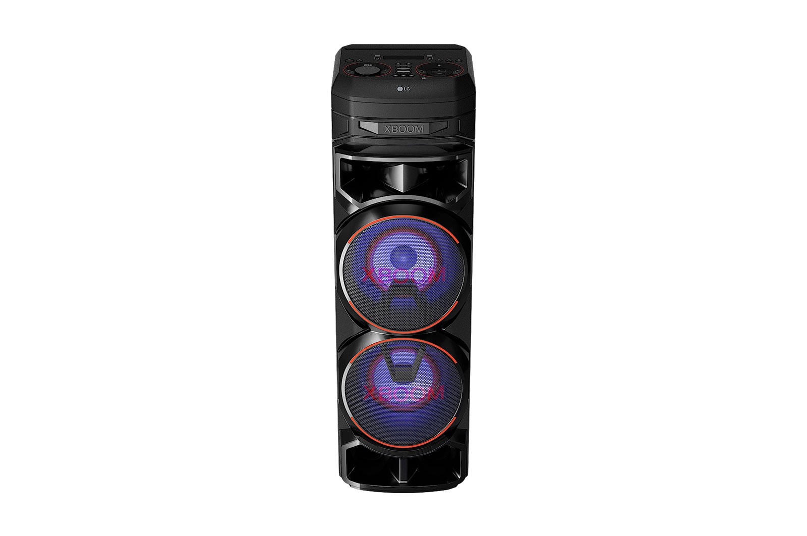 LG Torre de Som LG XBOOM Graves Potentes, Bass Boost, Iluminação Colorida, Karaokê, Party Speaker - RNC9, RNC9