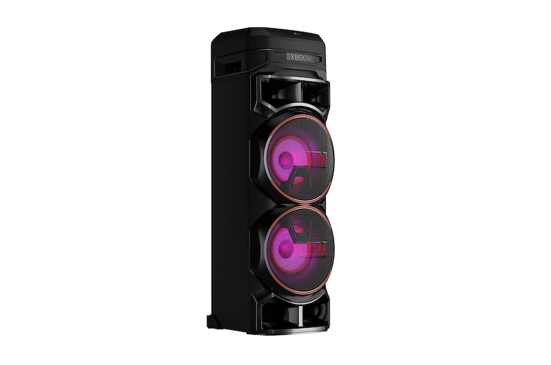 LG Torre de Som LG XBOOM Graves Potentes, Bass Boost, Iluminação Colorida, Karaokê, Party Speaker - RNC9, RNC9