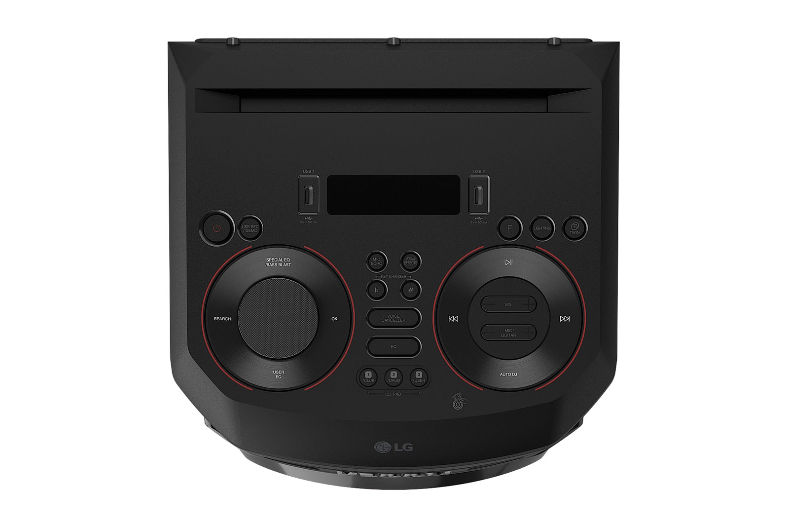 LG XBOOM RNC9 Caixa de Som Acústica Multi Bluetooth Graves Potentes Karaokê Função DJ Entrada de Microfone e Guitarra, RNC9