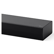 Front view of LG Soundbar S75TR's side corner