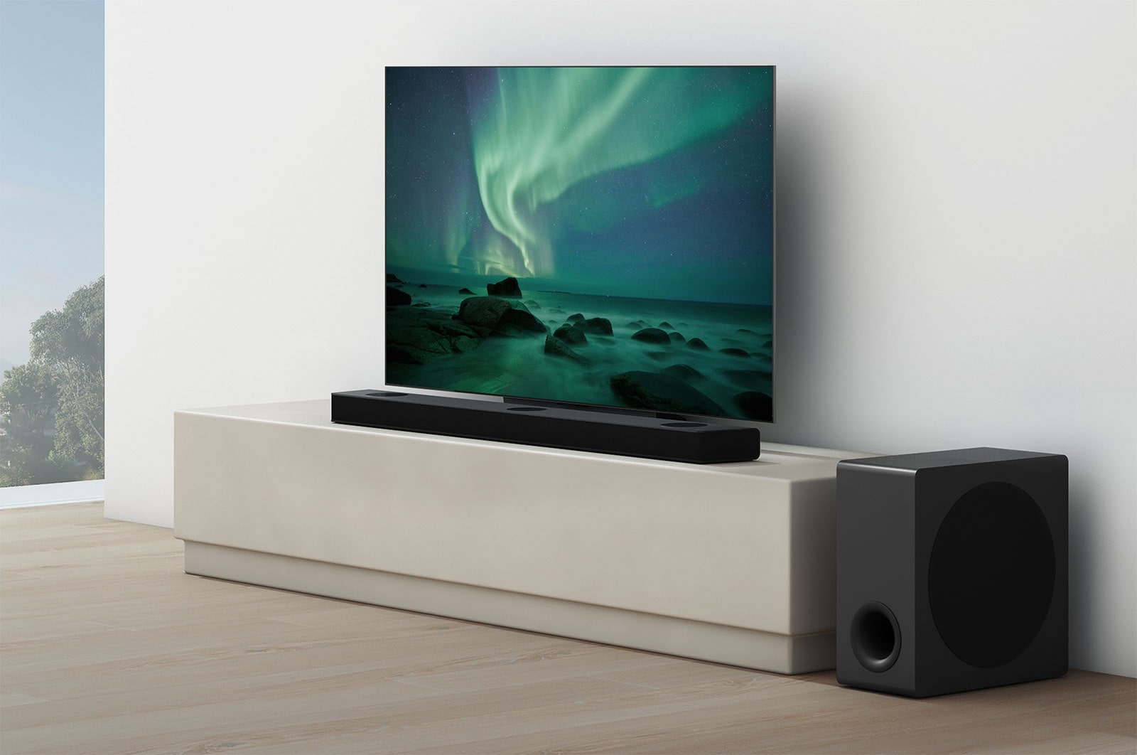 LG Soundbar LG S90QY 5.1.3 canais 570W RMS Bluetooth Wi-Fi USB HDMI IMAX Dolby Atmos DTS:X​ AI Sound Pro Alexa, S90QY