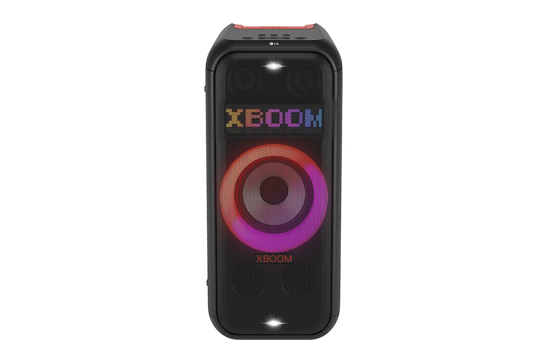 LG Caixa De Som Portátil LG Xboom Partybox XL7 Bluetooth USB 20h de Bateria IPX4 Sound Boost Entrada de microfone e violão, XL7S