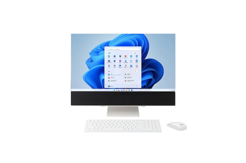 LG Computador LG All in One 24V70Q - Processador Intel® Celeron Quad Core, Windows 11 Home, 8GB, SSD NVMe 128GB, tela IPS Full HD de 24", 24V70Q-G