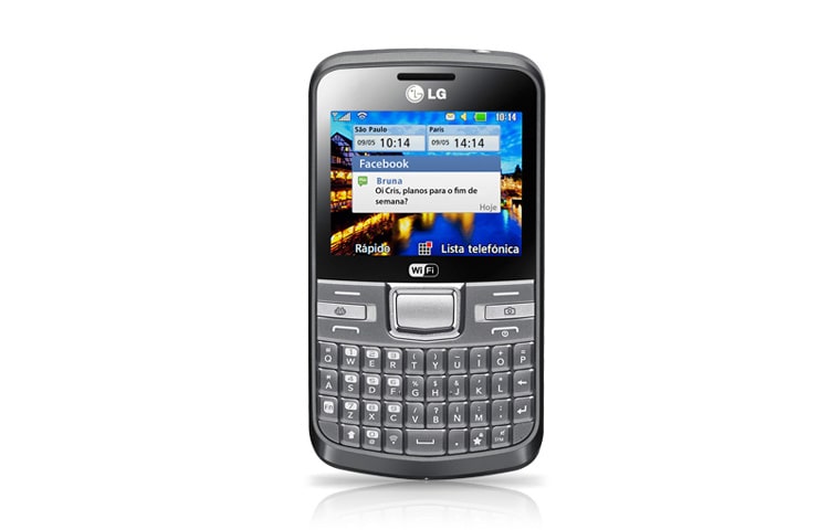 LG Agora ficou ainda mais fácil teclar com a função Quick Text, C195