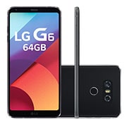 LG G6 64GB Astro Black - A Tela De Cinema Que Cabe Na Sua Mão, LGH870I-ASTRO-BLACK