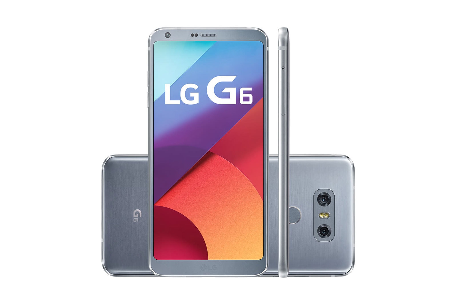 LG G6 64GB Platinum - A Tela De Cinema Que Cabe Na Sua Mão, LGH870I-PLATINUM