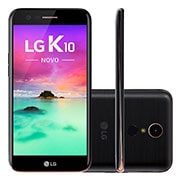 LG Smartphone LG K10 Preto 32 GB de Memória interna e Câmera de 13MP, LGM250DS-Preto