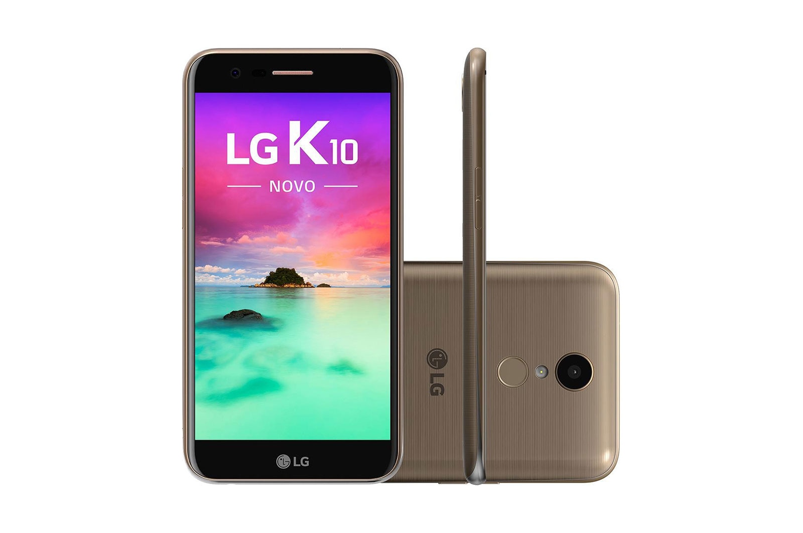 LG Smartphone LG K10 Dourado 32 GB de Memória interna e Câmera de 13MP, LGM250DS-Dourado