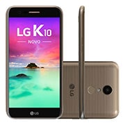 LG Smartphone LG K10 Dourado 32 GB de Memória interna e Câmera de 13MP, LGM250DS-Dourado