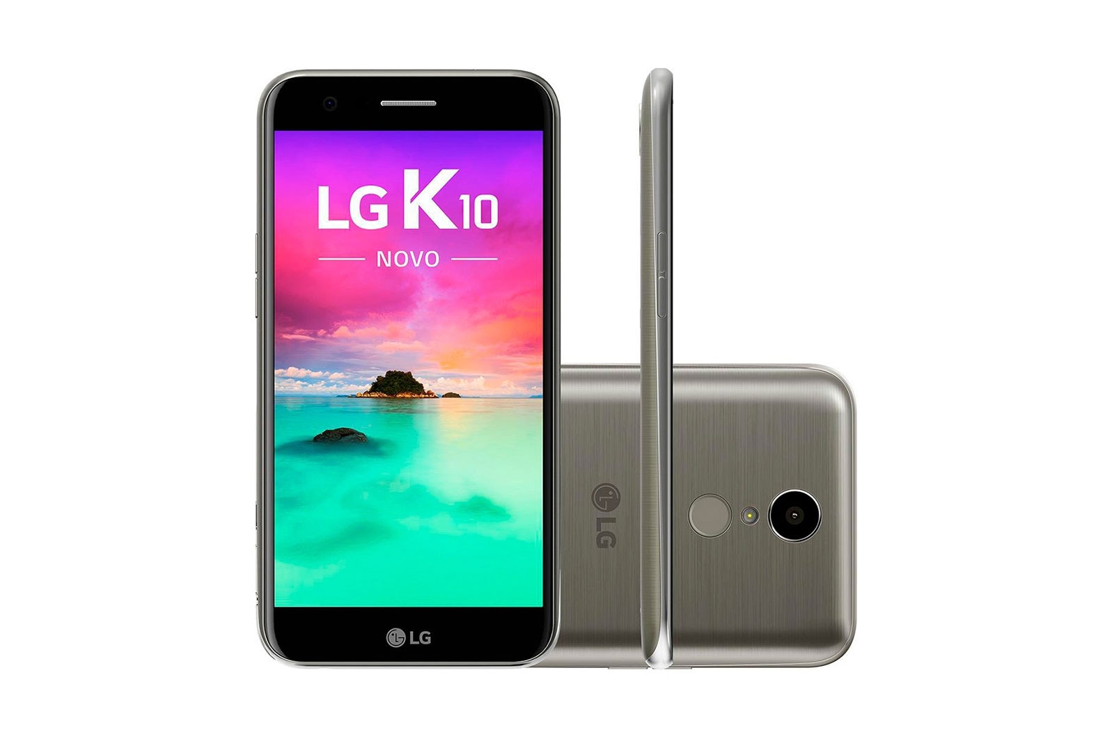 LG Smartphone LG K10 Titanio 32 GB de Memória interna e Câmera de 13MP, LGM250DS-Titanio