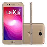 LG K10 Power TV Dourado, LGM320TV-DOURADO