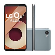 LG Smartphone LG Q6 Plus Platinum 64 GB de Memória interna e Câmera de 13MP, LGM700TV Q6 PLUS Platinum