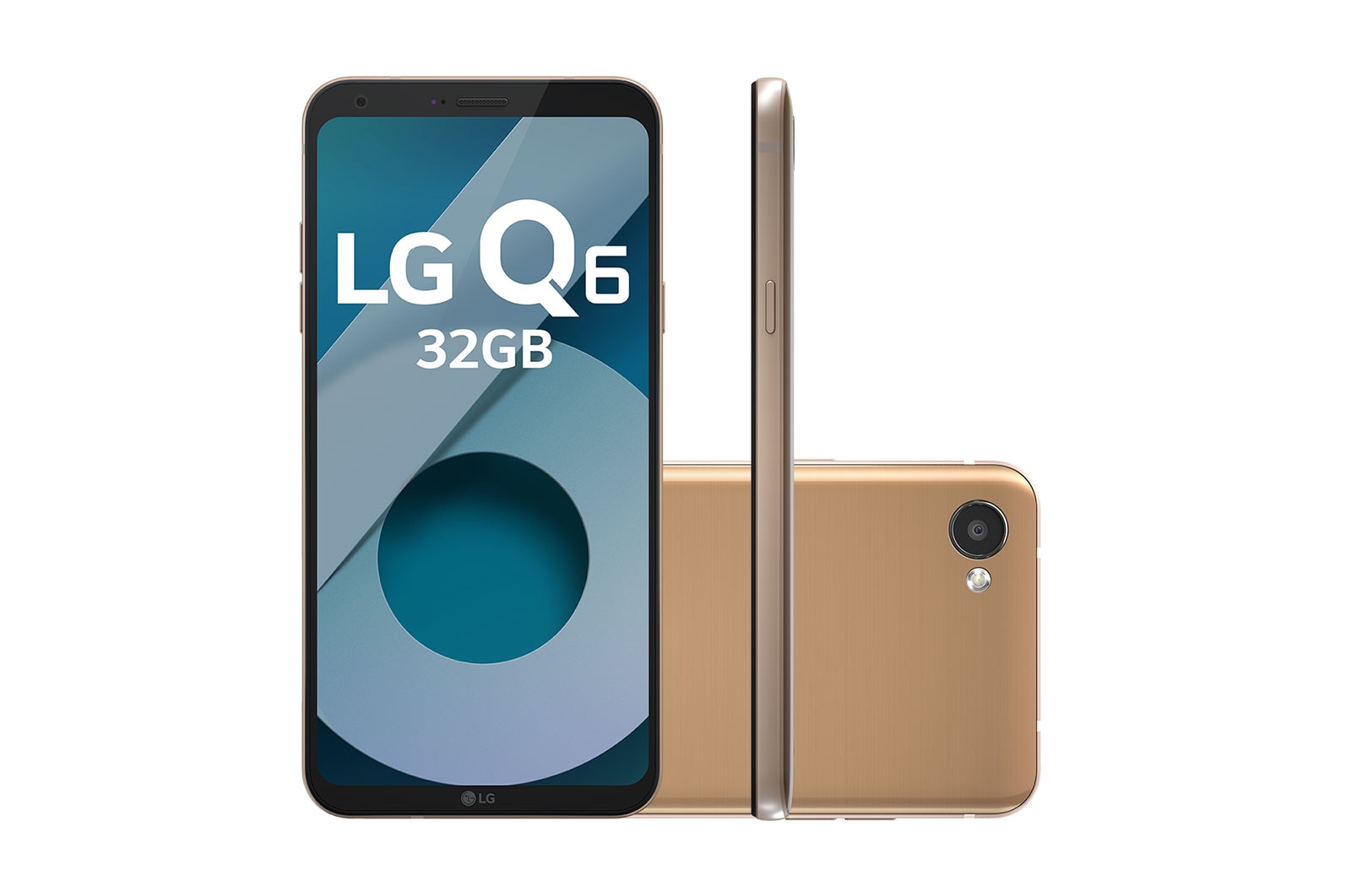 LG Smartphone LG Q6 Gold 32 GB de Memória interna e Câmera de 13MP, LGM700TV Q6 Rose Gold