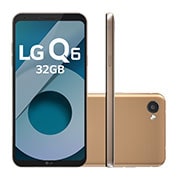 LG Smartphone LG Q6 Gold 32 GB de Memória interna e Câmera de 13MP, LGM700TV Q6 Rose Gold