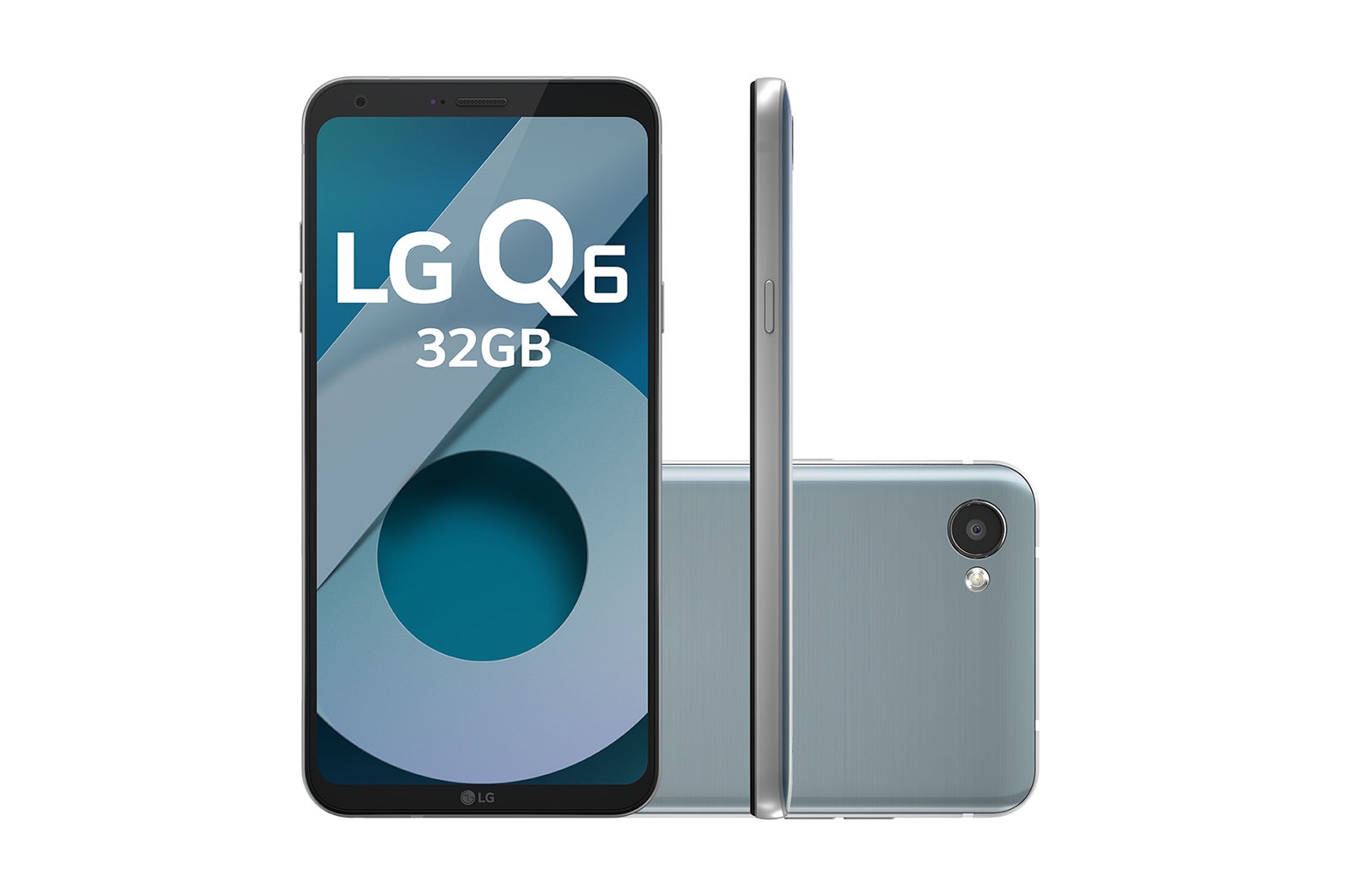 LG Smartphone LG Q6 Plus Platinum 32 GB de Memória interna e Câmera de 13MP, LGM700TV Q6 Platinum