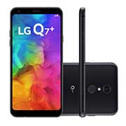 LG Smartphone LG Q7+ 64GB resistente à água e poeira, Câmera de 16MP, Memória de 64GB e DTS: X 3D Sound, LMQ610BA