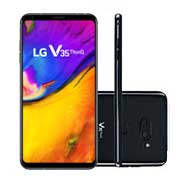 LG Smartphone LG V35 ThinQ™ Câmera dupla traseira de 16MP e 128GB memória, Tela QHD+ OLED FullVision™, Google Lens e Sensor de Impressão Digital, LMV350EAW