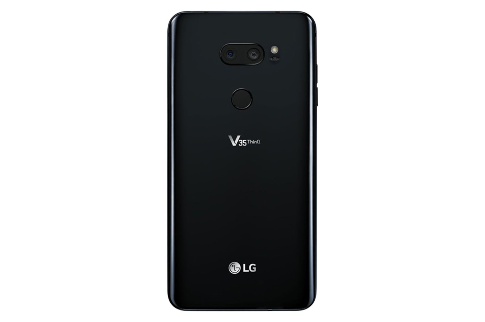 LG Smartphone LG V35 ThinQ™ Câmera dupla traseira de 16MP e 128GB memória, Tela QHD+ OLED FullVision™, Google Lens e Sensor de Impressão Digital, LMV350EAW