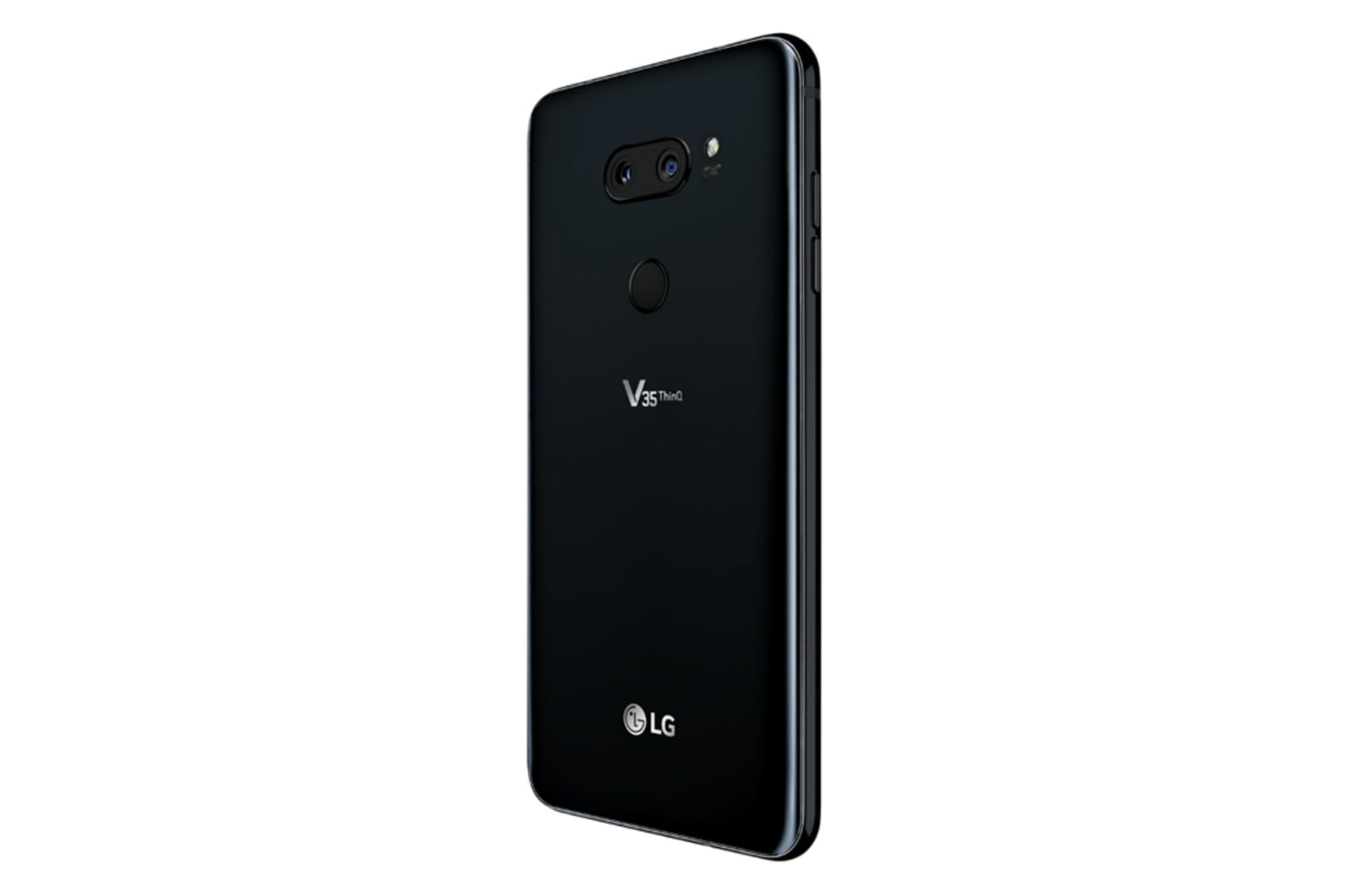 LG Smartphone LG V35 ThinQ™ Câmera dupla traseira de 16MP e 128GB memória, Tela QHD+ OLED FullVision™, Google Lens e Sensor de Impressão Digital, LMV350EAW