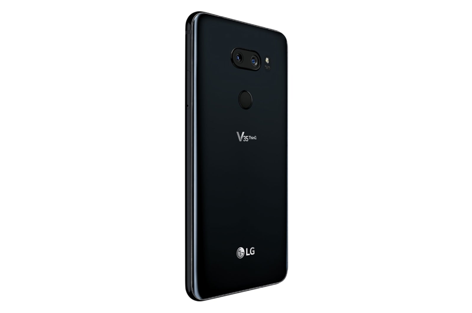 LG Smartphone LG V35 ThinQ™ Câmera dupla traseira de 16MP e 128GB memória, Tela QHD+ OLED FullVision™, Google Lens e Sensor de Impressão Digital, LMV350EAW