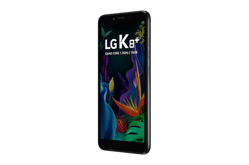 LG Smartphone LG K8+ Memória de 16GB, Câmera frontal de 5MP, Bateria de 3.000mAh e Android GO, LMX120BMW