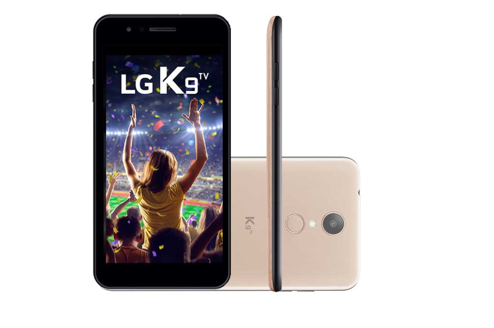 LG Smartphone LG K9 com TV Digital Dual Chip e Memória interna 16 GB e 2GB RAM, LMX210BMW