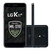 LG Smartphone LG K11+ Resistente à Impactos, Câmera de 13MP, 32GB de Memória e DTS: X 3D Som Imersivo., LMX410BCW