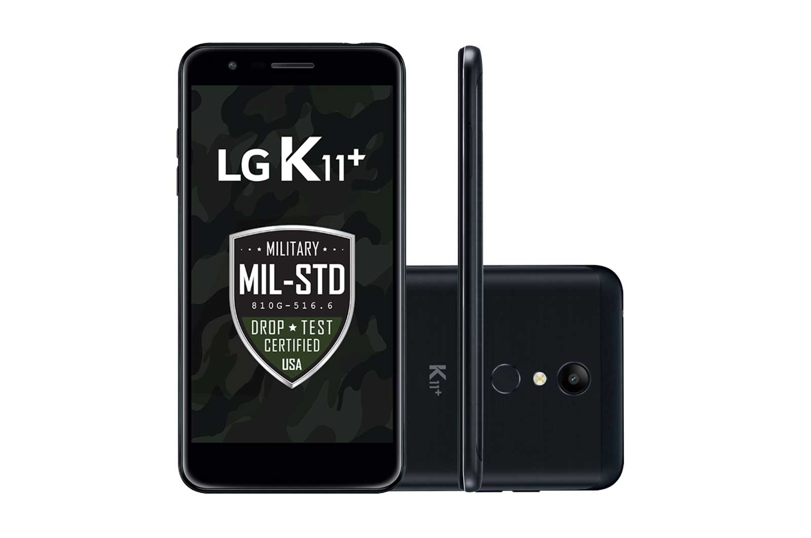 LG Smartphone LG K11+ Resistente à Impactos, Câmera de 13MP, 32GB de Memória e DTS: X 3D Som Imersivo., LMX410BCW