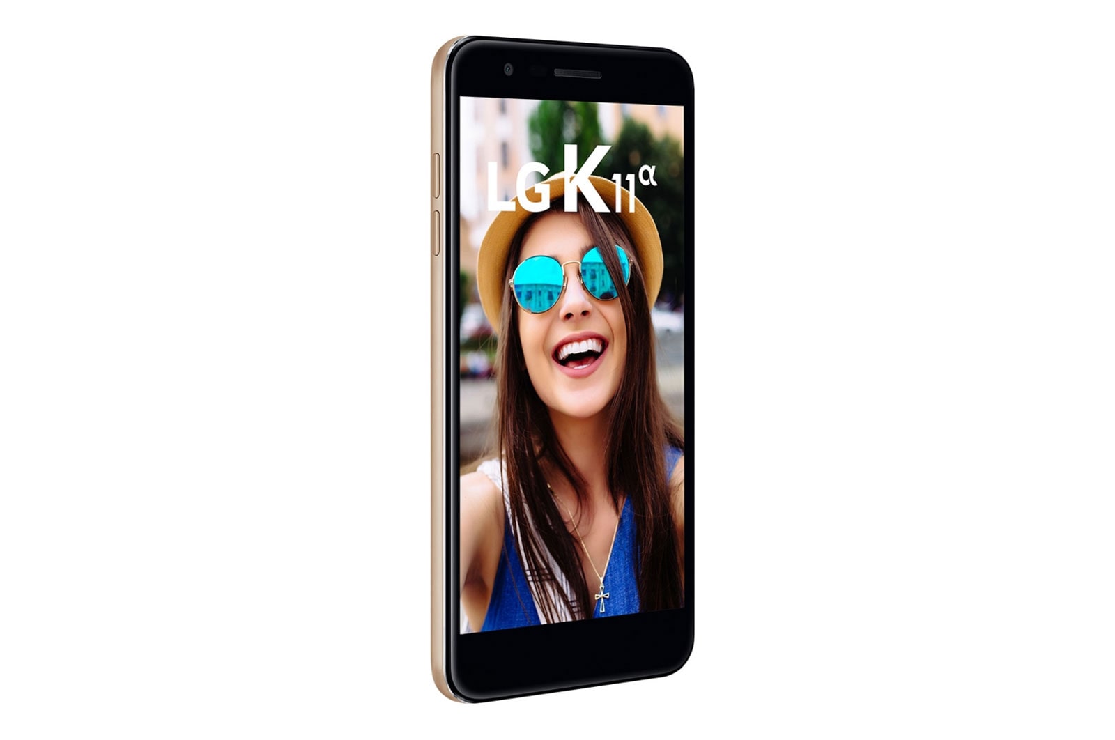 LG Smartphone LG K11α Câmera de 8MP com Autofoco Rápido, Selfie 5MP com Modo Retrato, 16GB de Memória, LMX410BTW