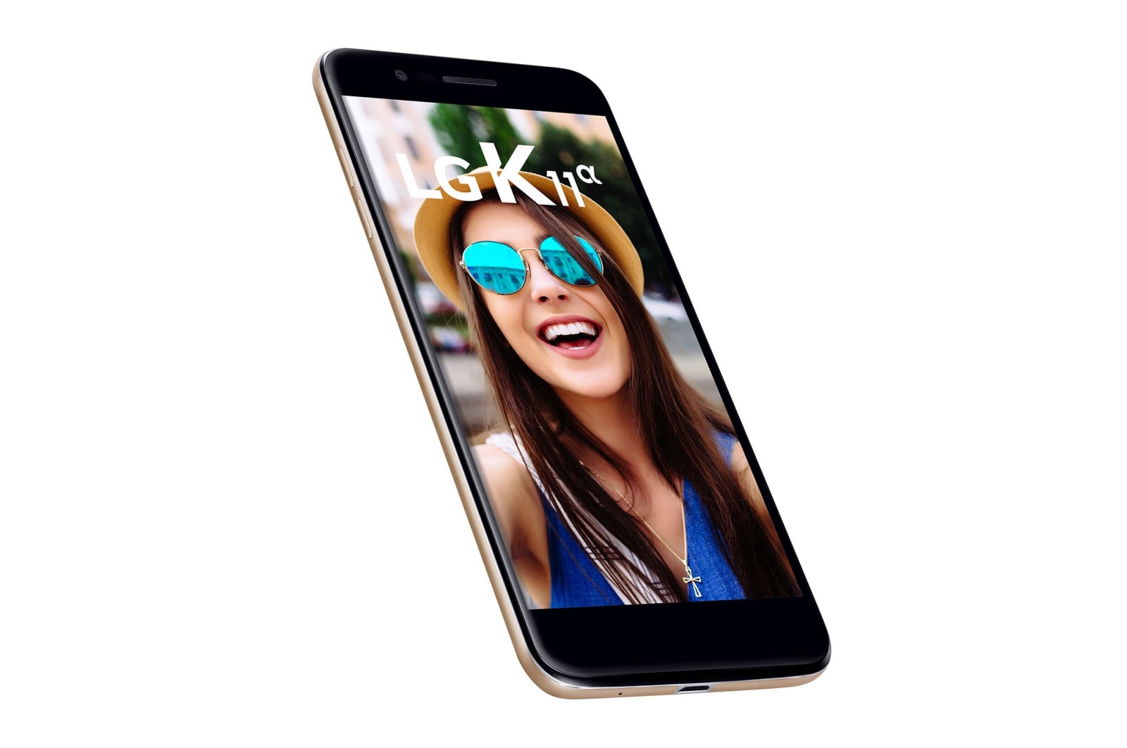 LG Smartphone LG K11α Câmera de 8MP com Autofoco Rápido, Selfie 5MP com Modo Retrato, 16GB de Memória, LMX410BTW