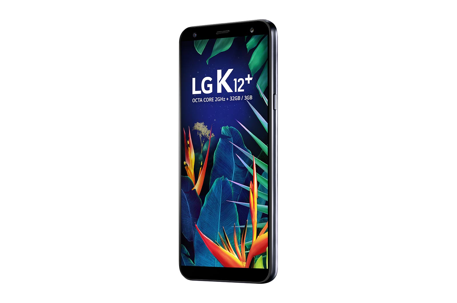 LG Smartphone LG K12+ Câmera de 16MP, Inteligência Artificial, Selfie de 8MP flash e Resistencia Militar, LMX420BMW