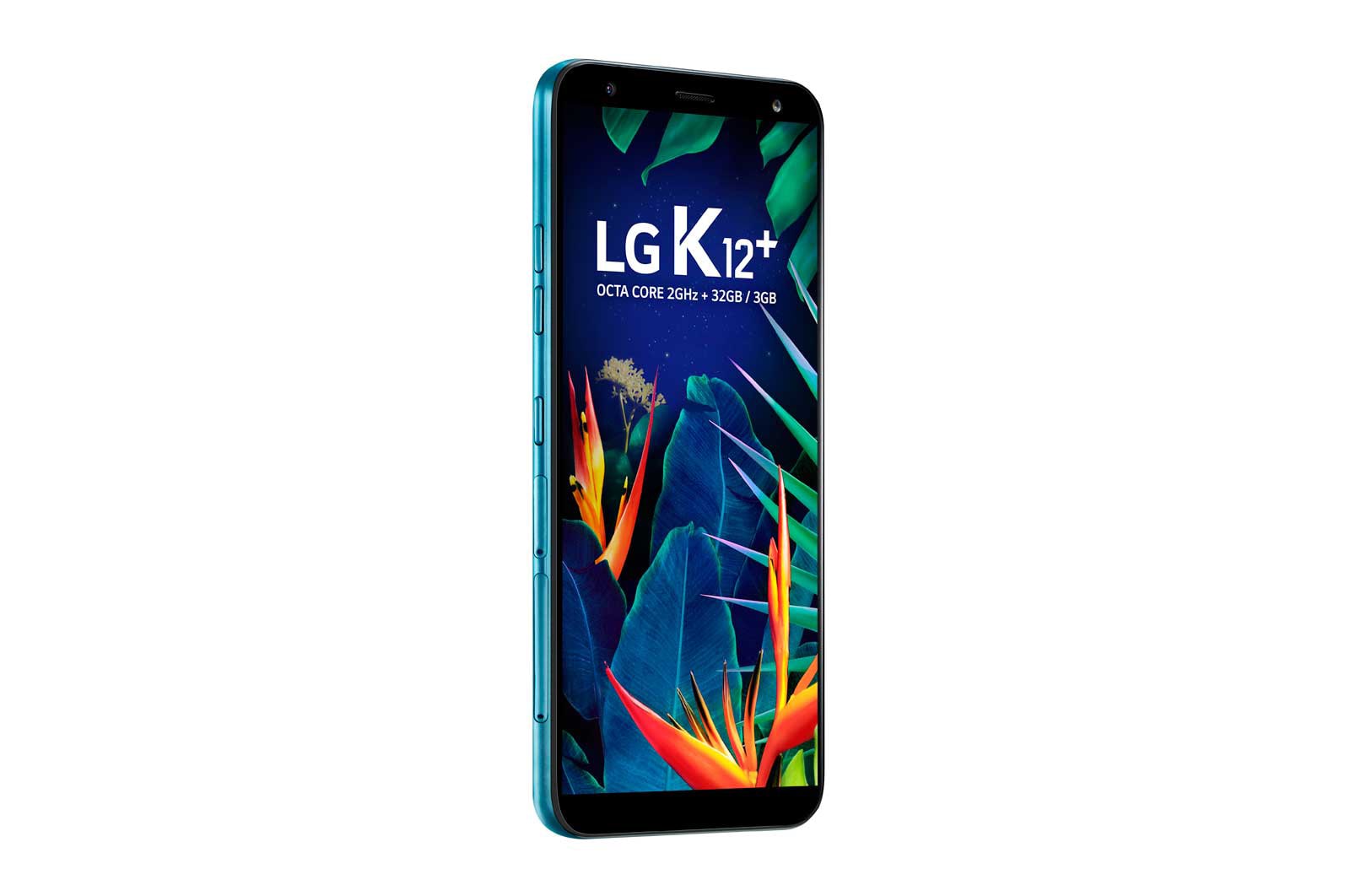 LG Smartphone LG K12+ Câmera de 16MP, Inteligência Artificial, Selfie de 8MP flash e Resistencia Militar, LMX420BMW