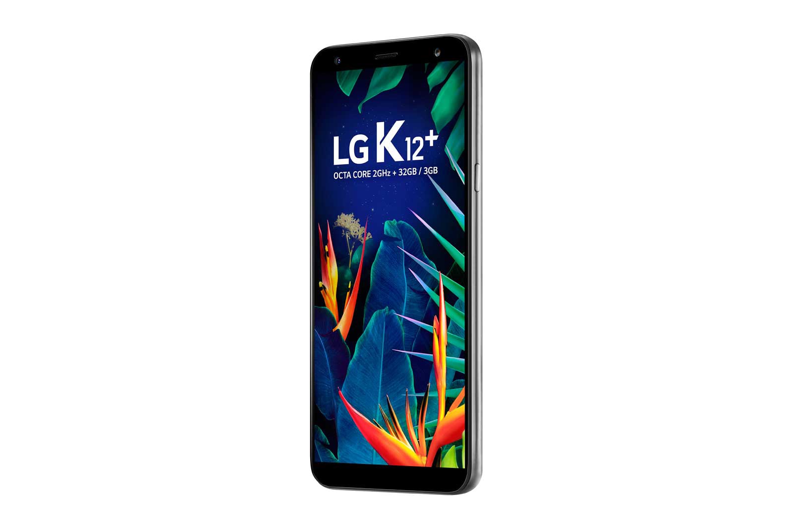 LG Smartphone LG K12+ Câmera de 16MP, Inteligência Artificial, Selfie de 8MP flash e Resistencia Militar, LMX420BMW