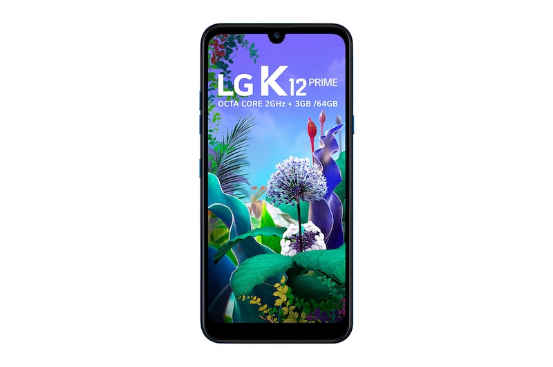 LG Smartphone LG K12 Prime - Câmera tripla de 16MP, 5MP e 2MP, Memória de 3GB/64GB e Android 9.0, LMX525BAW