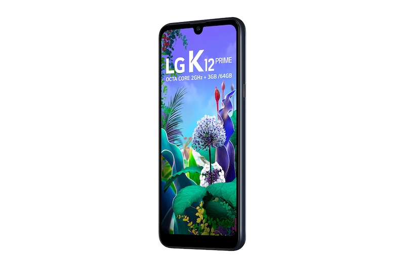 LG Smartphone LG K12 Prime - Câmera tripla de 16MP, 5MP e 2MP, Memória de 3GB/64GB e Android 9.0, LMX525BAW