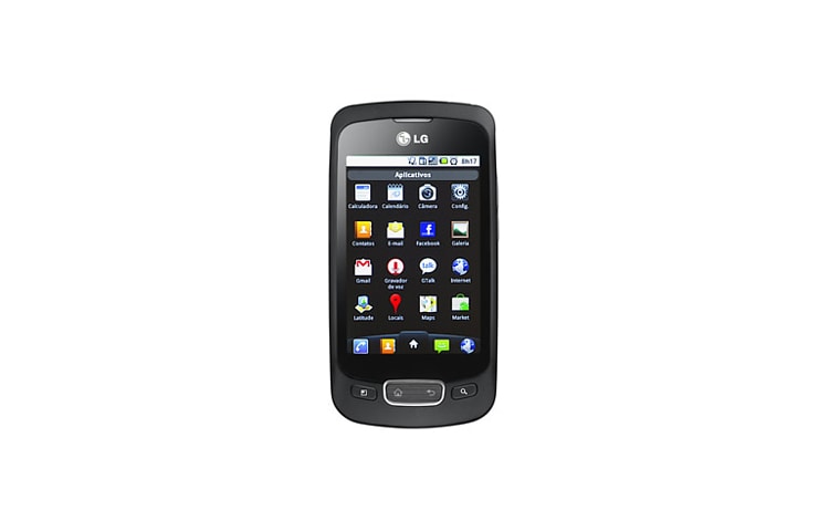 LG O primeiro smartphone 3G com sistema operacional Android™ 2.2., P500