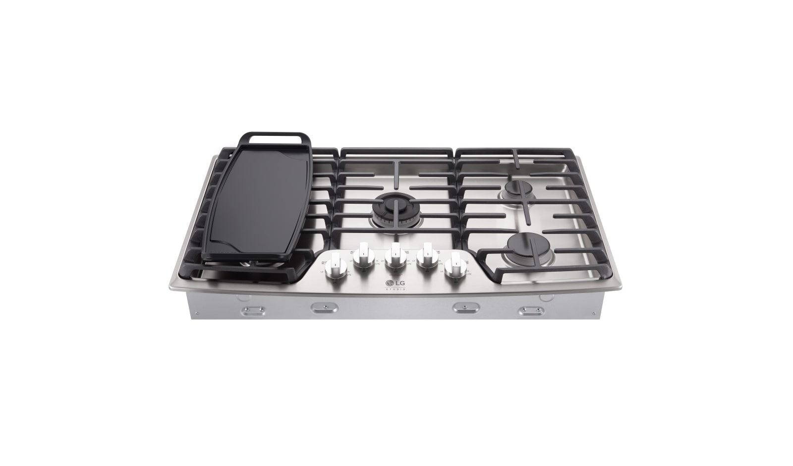 LG Cooktop Inox a gás LG Studio 5 bocas 92 cm, LSCG367ST