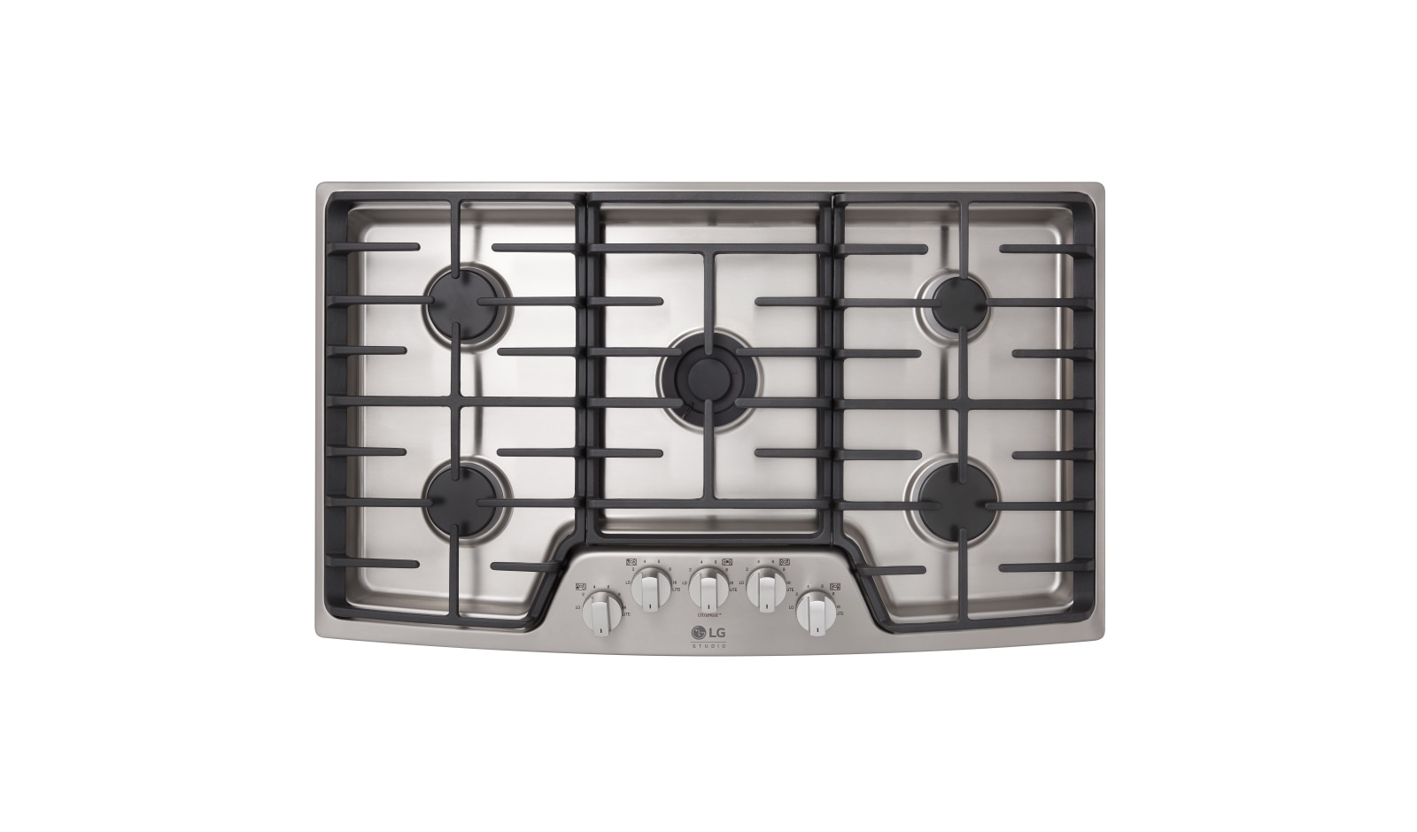 LG Cooktop Inox a gás LG Studio 5 bocas 92 cm, LSCG367ST