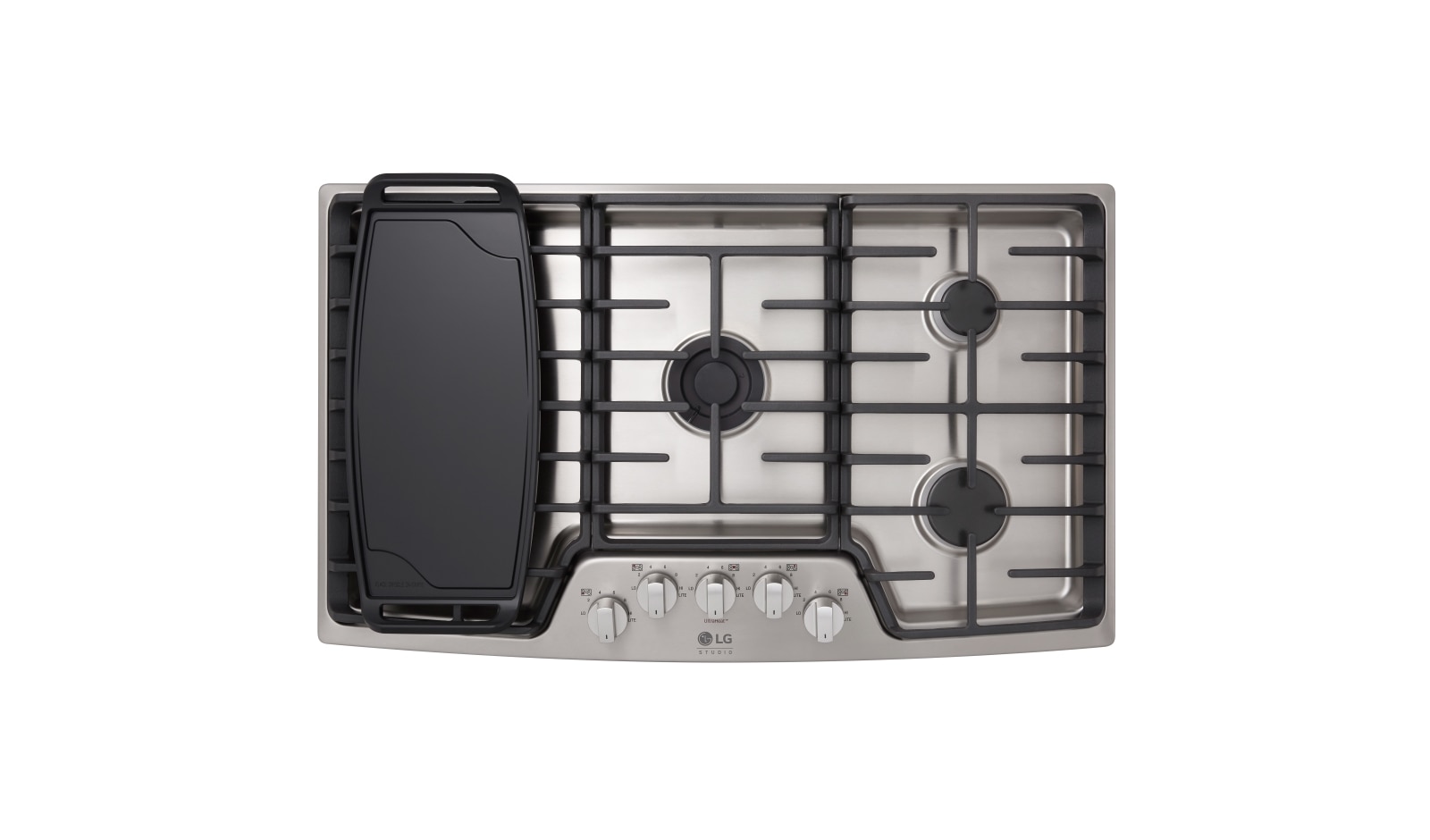 LG Cooktop Inox a gás LG Studio 5 bocas 92 cm, LSCG367ST