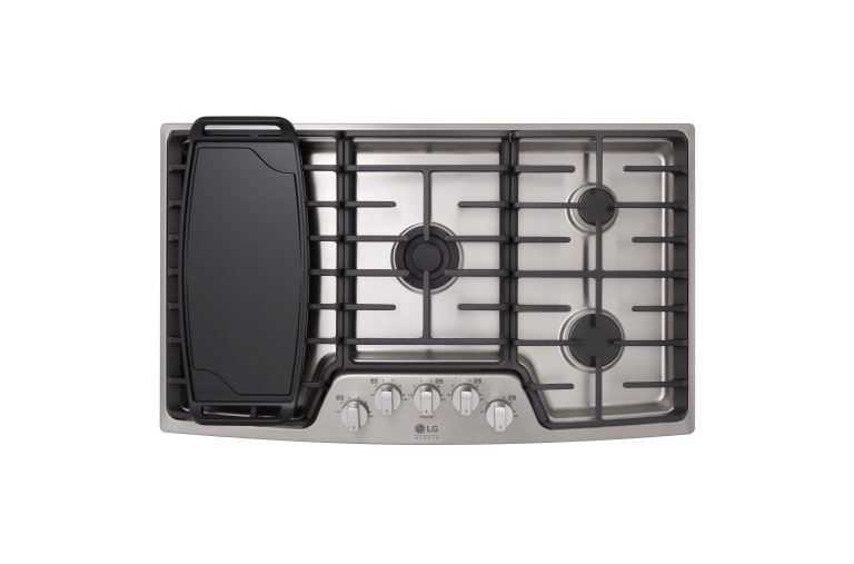 LG Cooktop Inox a gás LG Studio 5 bocas 92 cm, LSCG367ST