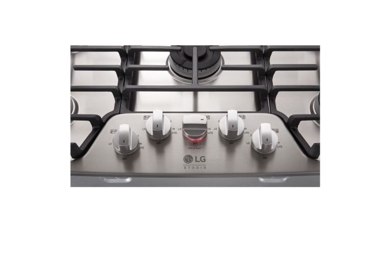 LG Cooktop Inox a gás LG Studio 5 bocas 92 cm, LSCG367ST