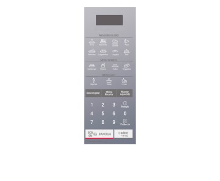 LG LINHA DE MICRO-ONDAS EASY CLEAN™ LG, 23L, PRATA E ESPELHADO, ECO ON E I WAVE, MS2357R(A)