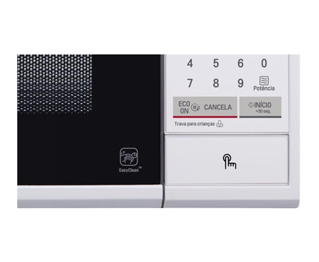 LG Linha de Micro-ondas EasyClean™ LG: Menos tempo com a limpeza, mais tempo pra você., MS3044L(A)