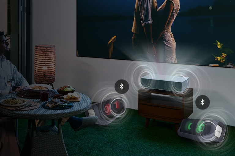 Compatível com bluetooth surround